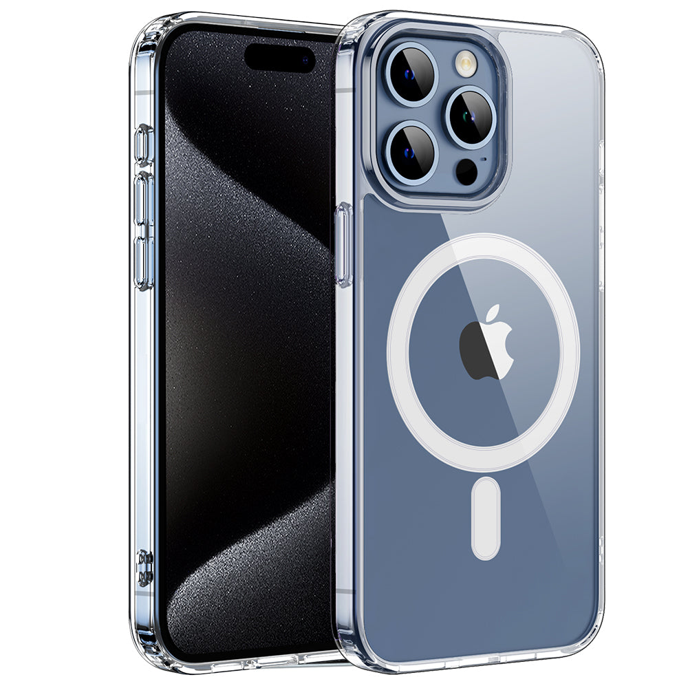 Clear Magnetic Case Compatible with Magsafe for iPhone 15 Pro