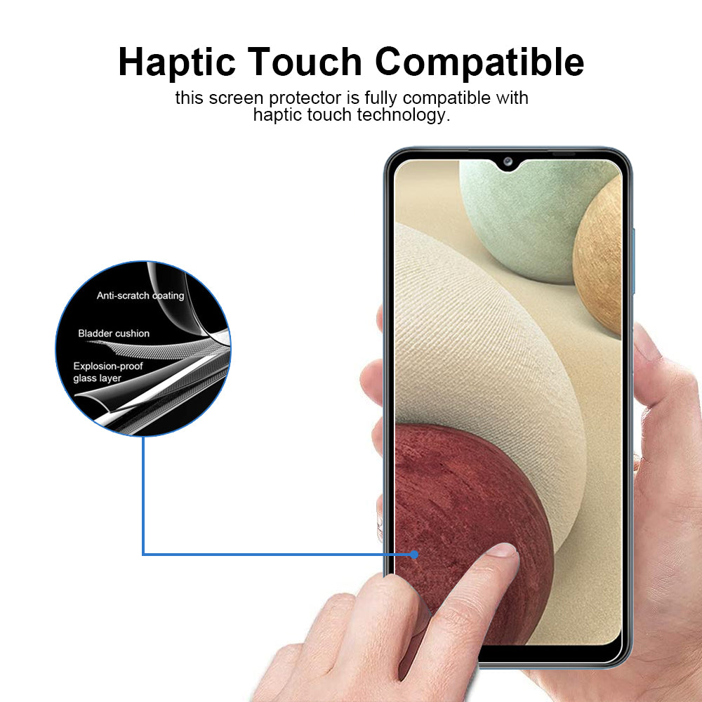 Screen Protector Tempered Glass For Samsung Galaxy A12 3