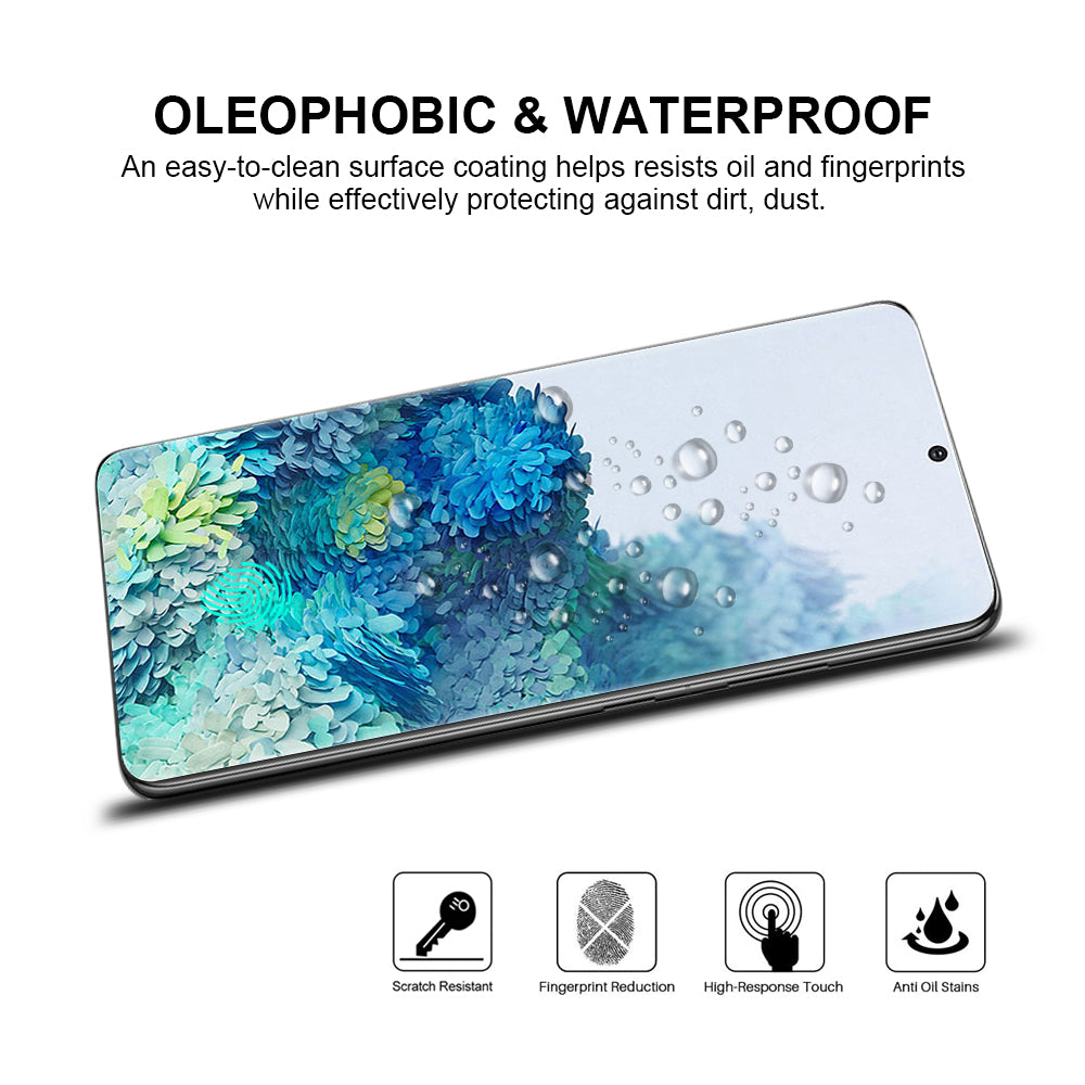 Galaxy S20 Plus - Full Screen TPU Screen Protector + Tempered Glass Camera Lens Protector - fonemask.com
