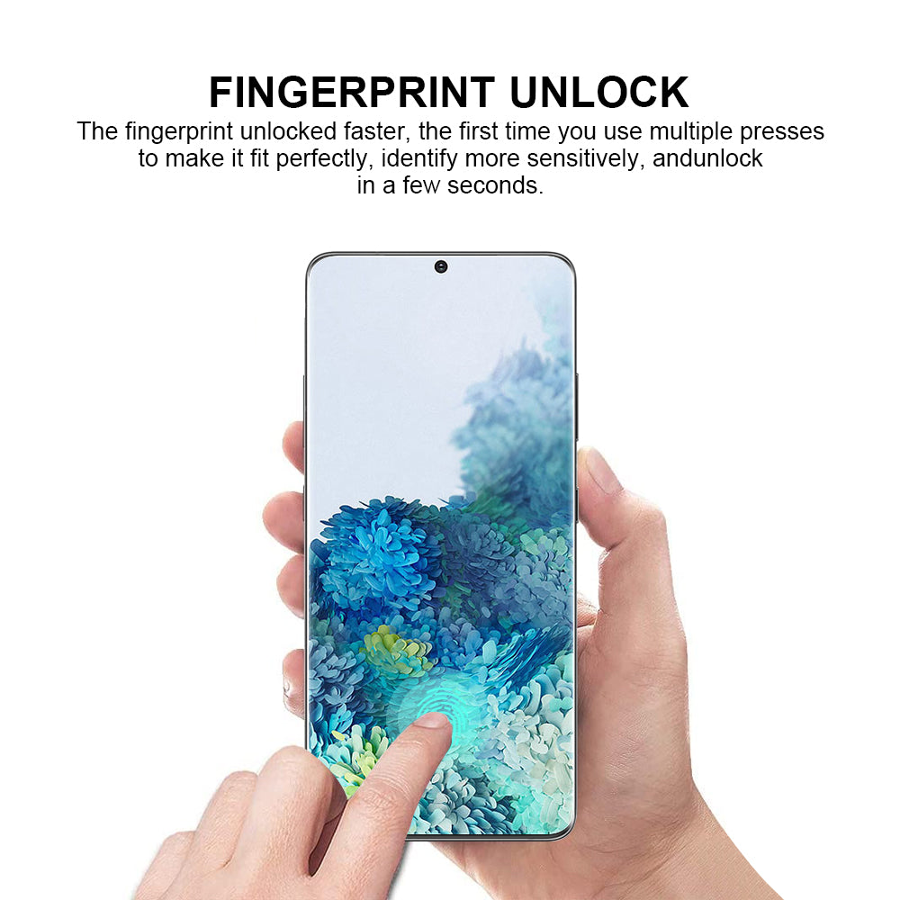 Galaxy S20 Plus - Full Screen TPU Screen Protector + Tempered Glass Camera Lens Protector - fonemask.com