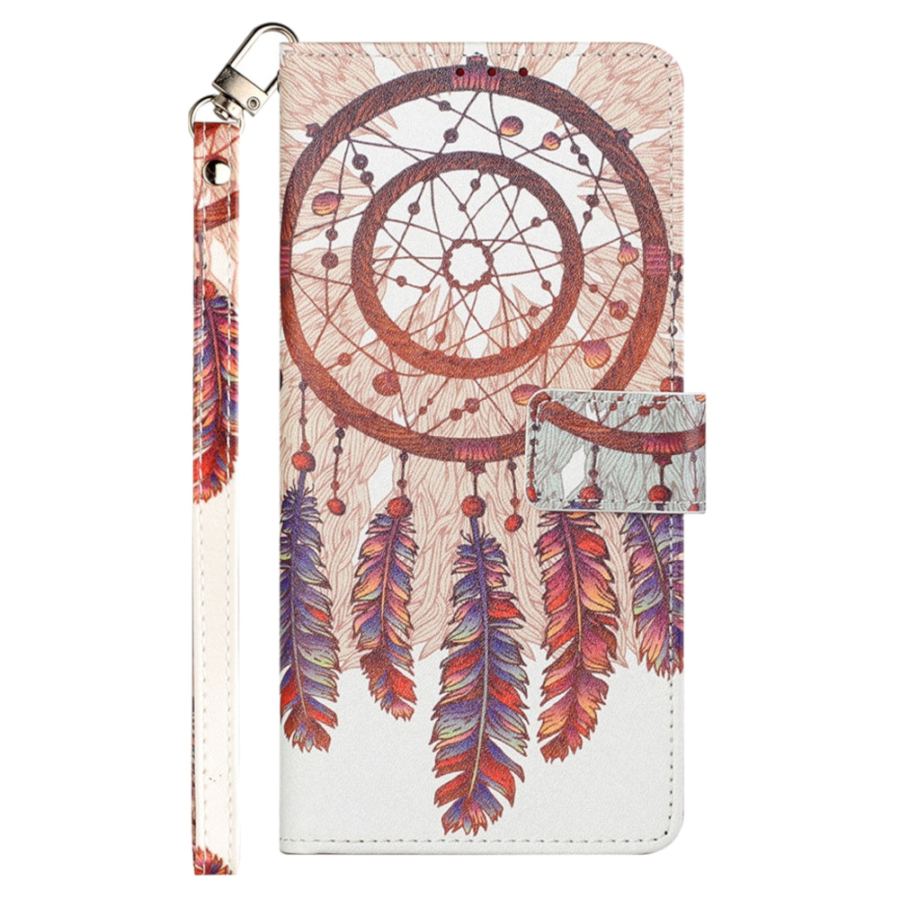 iPhone 12 / 12 Pro - Antique Feather Design Wallet Case - fonemask.com