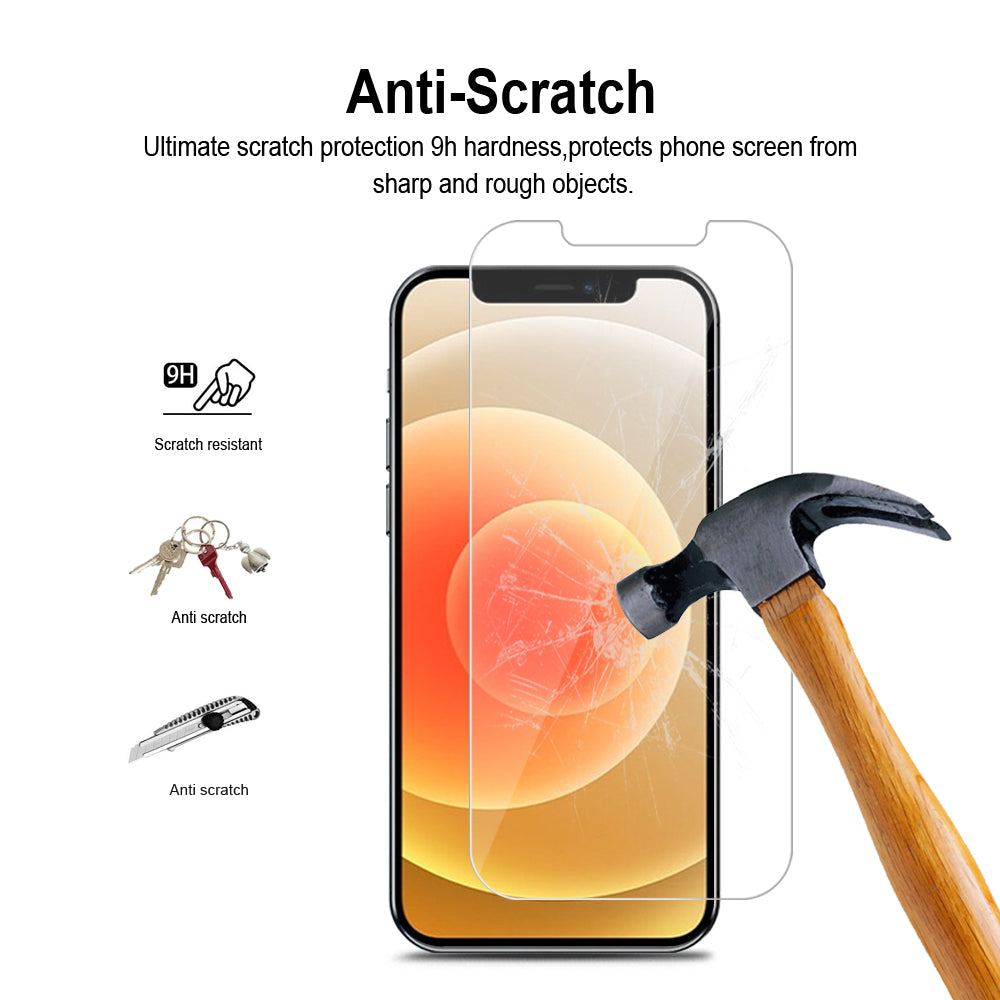 iPhone 12 Pro Max Tempered-Glass Screen Protector - fonemask.com