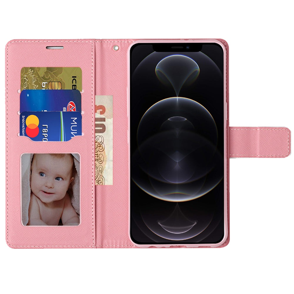 iPhone XR - Love In Gold Design Wallet Case - fonemask.com
