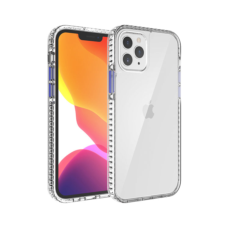 iPhone XR Clear Thick Diamond Design Edge Hybrid Phone Case