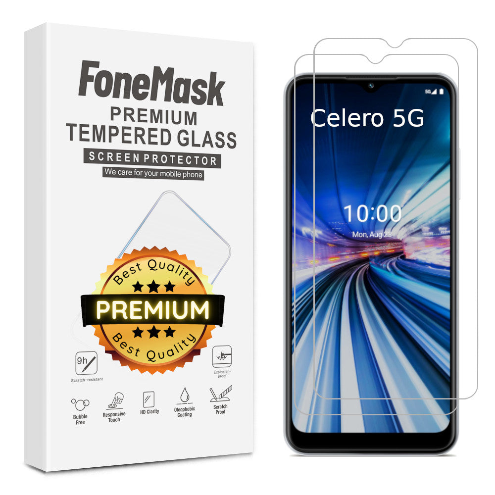 Boost Mobile Celero 5G Tempered Glass Screen Protector