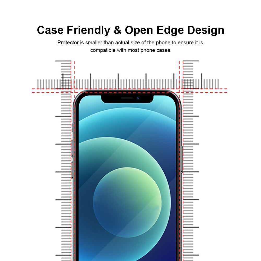 iPhone 12 Pro Max Full-Coverage Tempered-Glass Screen Protector - fonemask.com