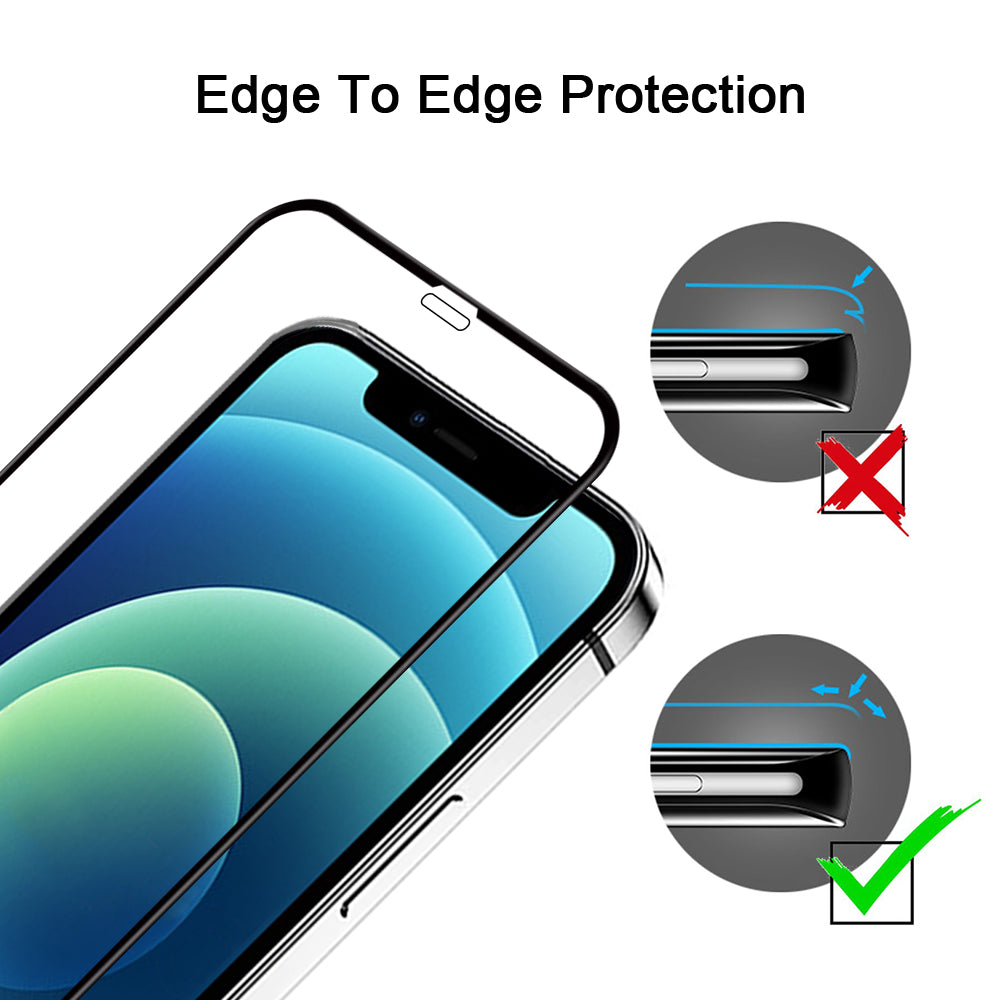 iPhone 11 Pro / XS X Full-Coverage Tempered-Glass Screen Protector - fonemask.com
