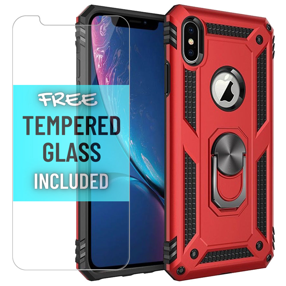 Grotech iPhone XR Case Clear Ring Holder Kickstand India | Ubuy