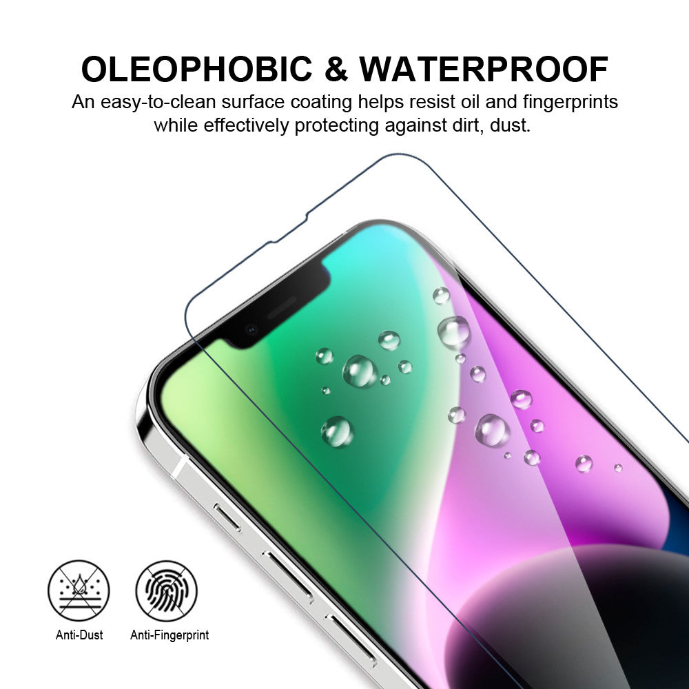 iPhone 14 Plus Premium Tempered Glass Screen Protector (3Pack)