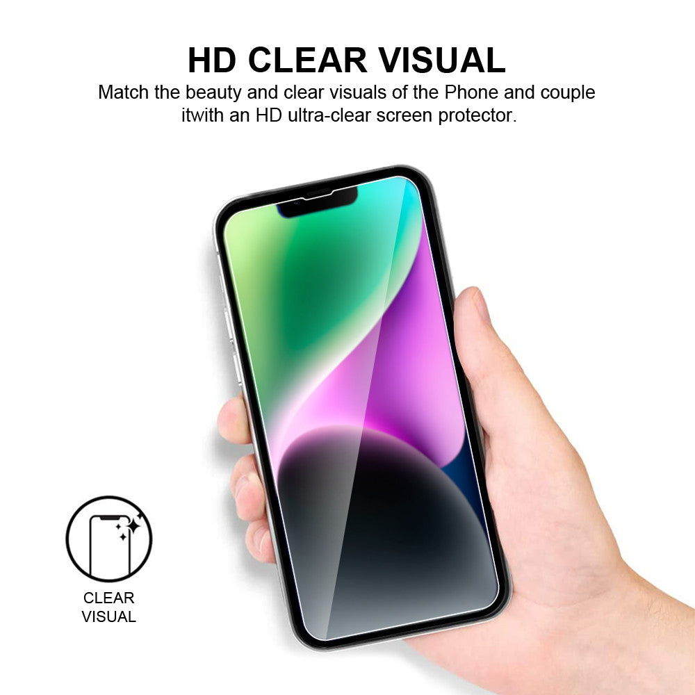 iPhone 14 Plus Premium Tempered Glass Screen Protector (3Pack)