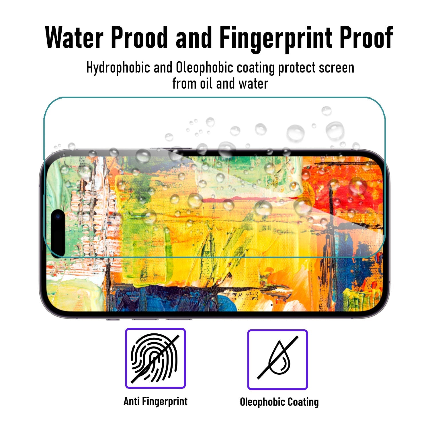 iPhone 14 Pro Magnetic Ring Kickstand Hybrid Phone Case - Red