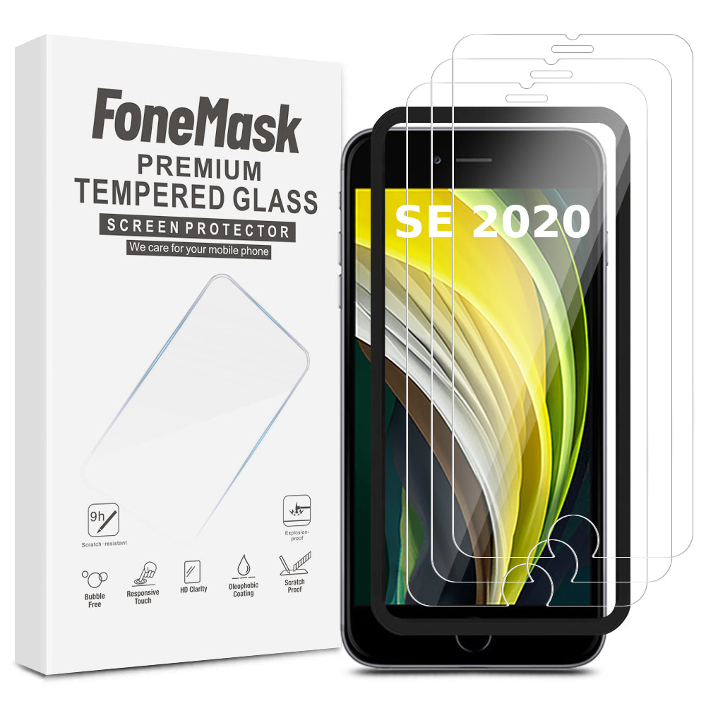 iPhone SE 2020 Tempered-Glass Screen Protector - fonemask.com